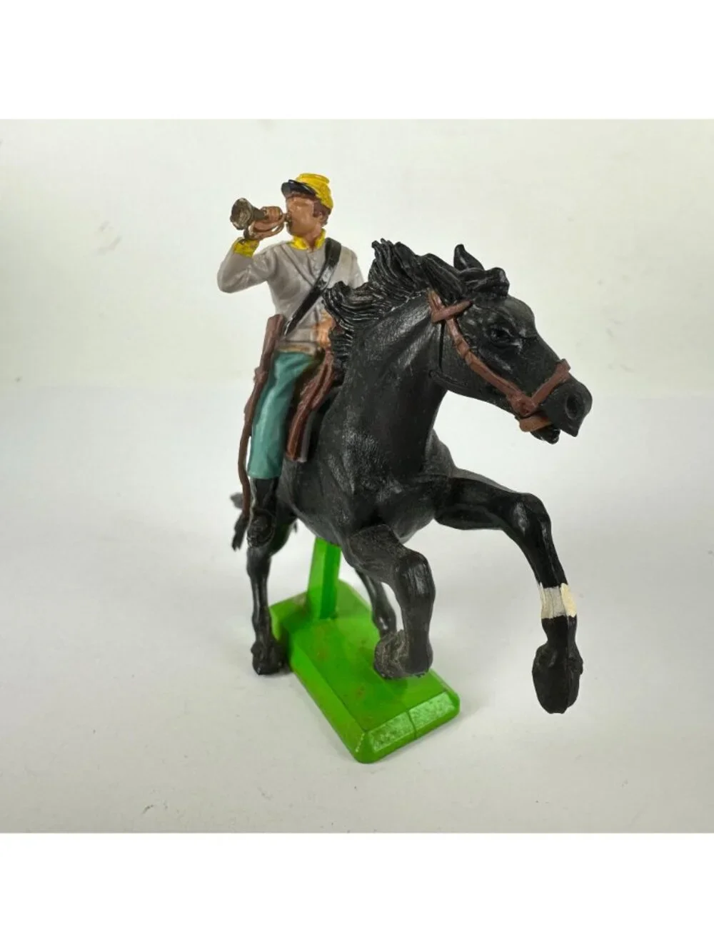 Britains LTD Black Horse with Trumpet Rider